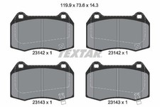 FRONT AXLE 2314201 BRAKE PAD