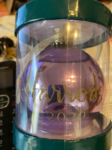 Harrods 2020 christmas bauble - 2020,