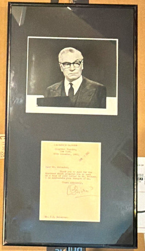 Laurence olivier signed - olivier,