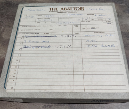 Very rare 1985 - 1985, t.a.m