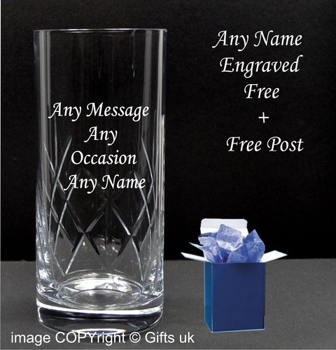 Personalised engraved crystal - personalised,