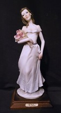 A Belcari LADY CARRYING FLOWERS Figure - Made in Italy