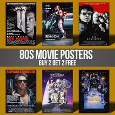 80s movie posters - 80s, art