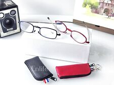 Smart Fold up Telescopic Reading Glasses +1 +1.5+2.0+2.5+3.0+3.5+4.0 -UK Stock -