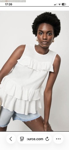 Mint velvet white linen - white,