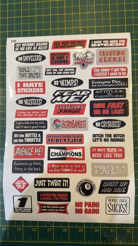 Bike racing sticker - bike,