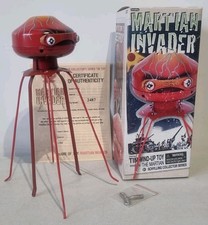 2006 Schylling Collector Series 9.5'' Alien MARTIAN INVADER Tin Wind-Up Toy Work