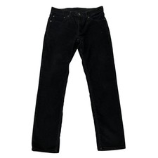 Levi's 511 Corduroy Jeans Black Mens 31W 29L Slim Straight Fit Stretch Cotton