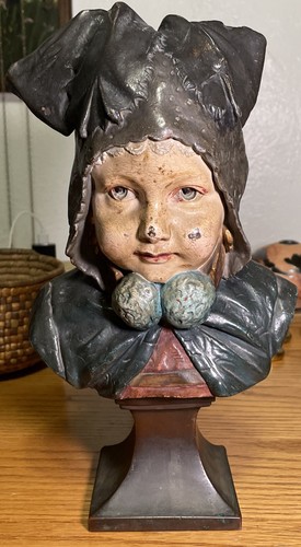 Antique terracotta bust - terracotta, of