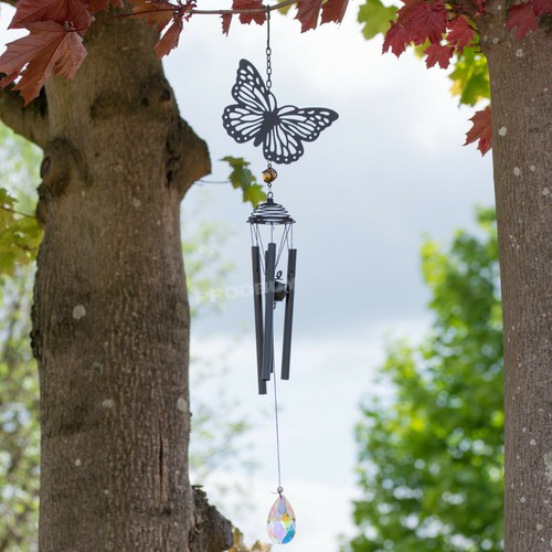 Butterfly silhouette garden - silhouette,