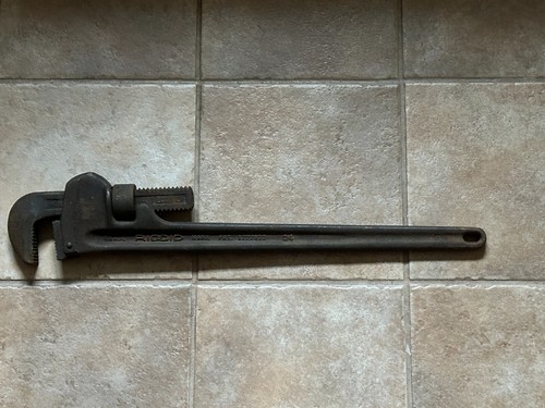 Ridgid pipe wrench inch - wrench,