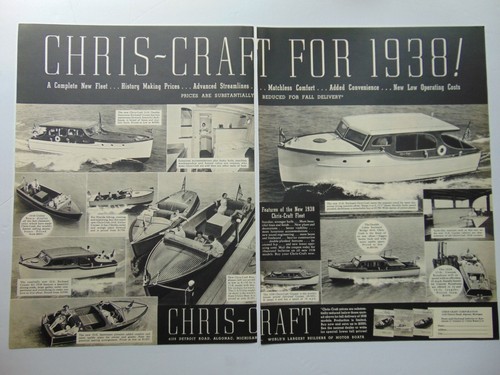 1938 chris craft boats page - boats, 2-