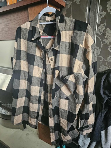 Checkered long sleeve shirt - checkered,