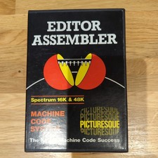 Picturesque Editor Assembler Sinclair ZX Spectrum 16k 48k - 1982 working!