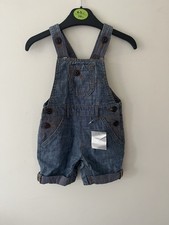 Boys baby short dungarees from
