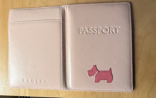 Radley pink leather passport - leather,
