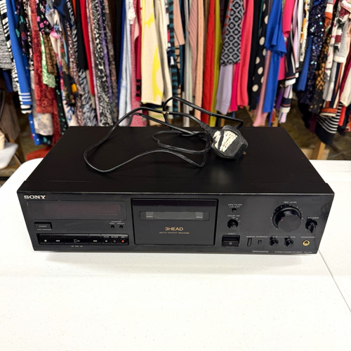 Sony stereo cassette deck - cassette,