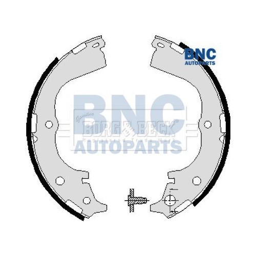 Brake shoes rear set fits - rear,