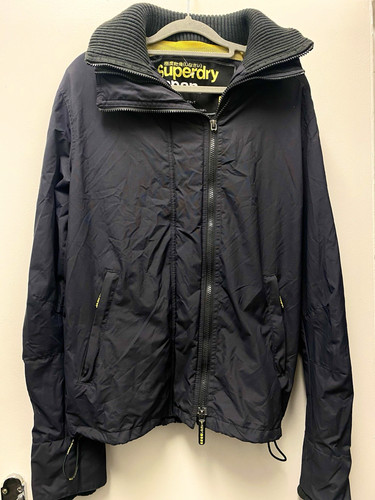 Superdry mens black full zip - superdry,