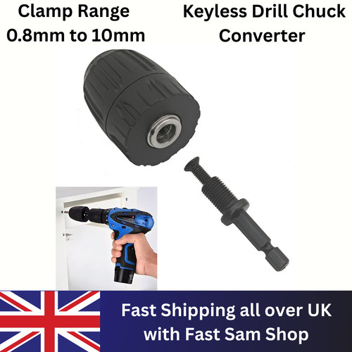 10mm keyless drill chuck - 0.8-10mm,