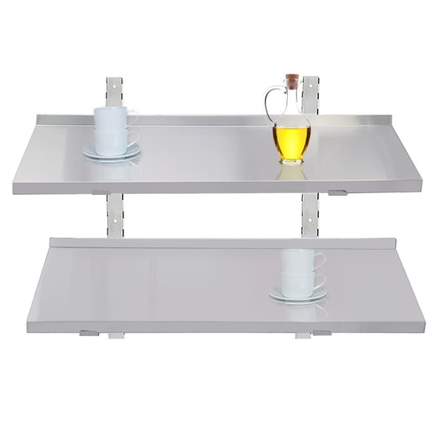 100cm stainless steel - 100cm, shelves