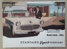 Standard Vanguard Vignale Saloon Brochure c.1959 - Standard Triumph
