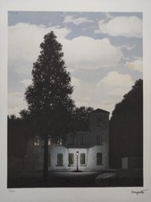 Rene Magritte Signed - The Empire of Light - Certificate SPADEM Paris