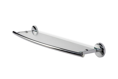 Croydex glass floating shelf - glass,