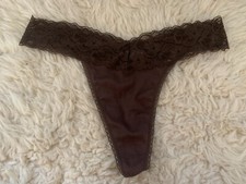 Vintage K Mart Pink Brown Cotton Thong Panties 32-40” XL