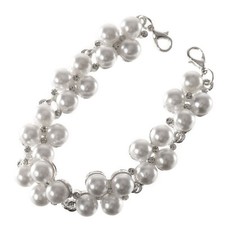 Silver Rhinestone Pearl