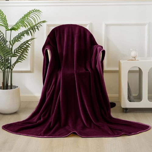 Large fleece blanket throw - large,