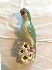 Unbranded Ceramic Parrot Figurine with Decorative Base 24cm Tall 2062