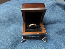 The Noble Collection 9ct Solid Gold The One Ring LOTR Lord Of The Rings SIZE V