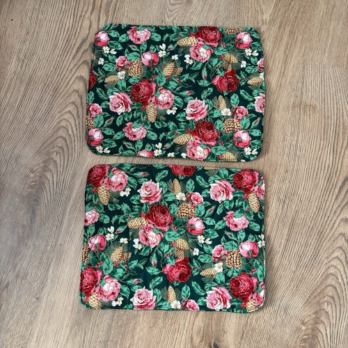 Vintage floral placemat table - vintage,
