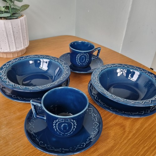 Vintage tams england blue - tams, tea