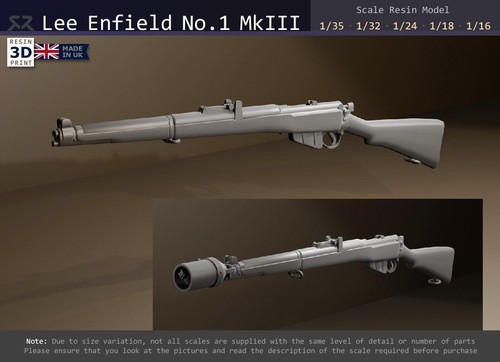 Lee enfield mkiii 1 35 - mkiii, 1/35