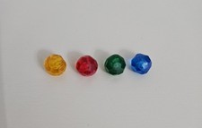 Waddingtons Treasures and Trapdoors Board Game Spares Precious Jewels Set of 4