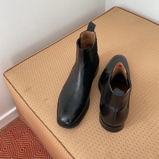 Men’s Black Leather Church’s Chelsea Boots Size 6.5 UK