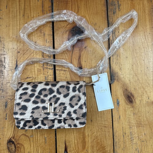 Bnwt lipsy animal print gold - print,