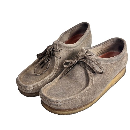 Clarks wallabee taupe suede - taupe,