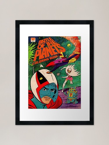 Battle the planets framed - battle,