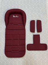 Silver Cross Reflex / Pop / Zest Newborn Insert Head Hugger & Pads - Burgundy