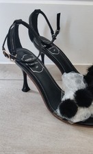 Black Faux Patent Leather High