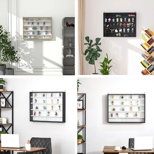 Display wall cabinets - wall, glass