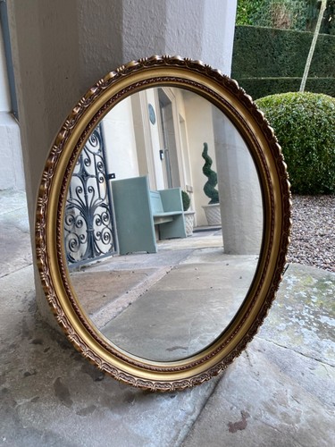 Gold frame vintage - vintage, mirror