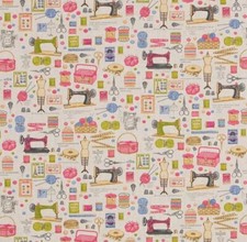 Linen Look Canvas Fabric -