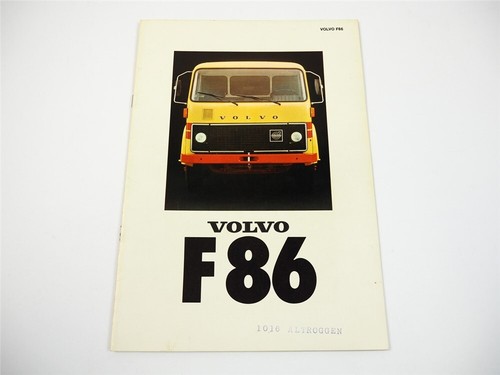 Volvo f86 fb86 truck - volvo, flatbed