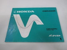 CBR400R Parts List 1st Edition