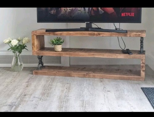 Unique solid wood stand - tv,