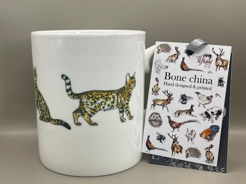 Bengal bone china mug - mug, hand